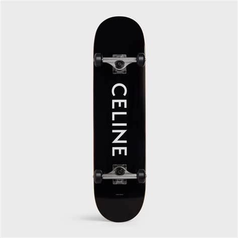 skateboard celine|SKATEBOARD CELINE LOGO PRINT .